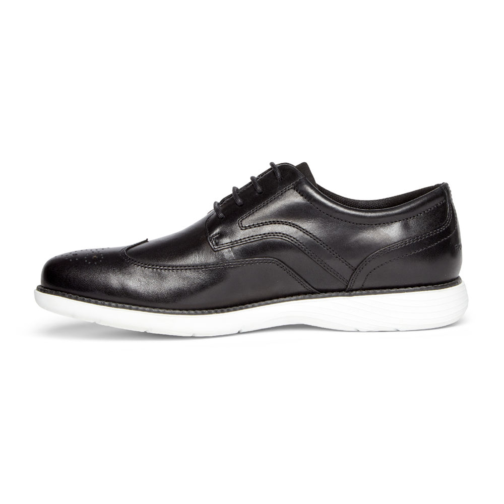 Oxfords Rockport Homem Pretas/Branco - Garett Wingtip - 95427KGEW